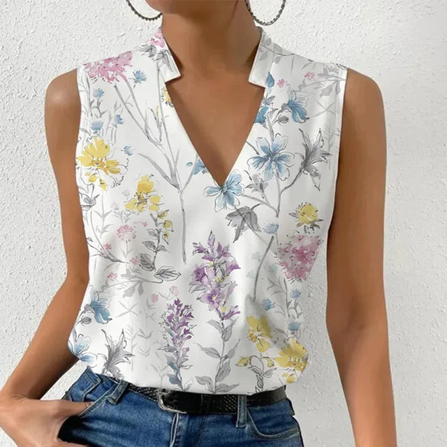 Blush & Bay™ | Chic Sleeveless Blouse