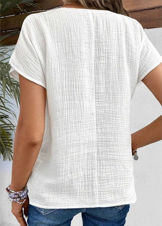 Blush & Bay™ | Chic Buttoned Blouse