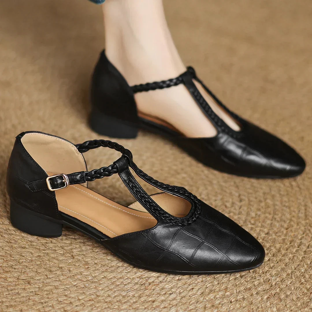 Blush&Bay™| Kepa Leather Mary Janes