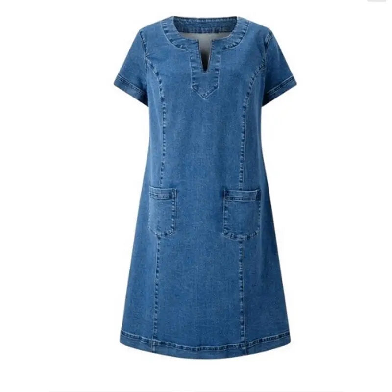 Blush & Bay™ | Soft Denim Dress