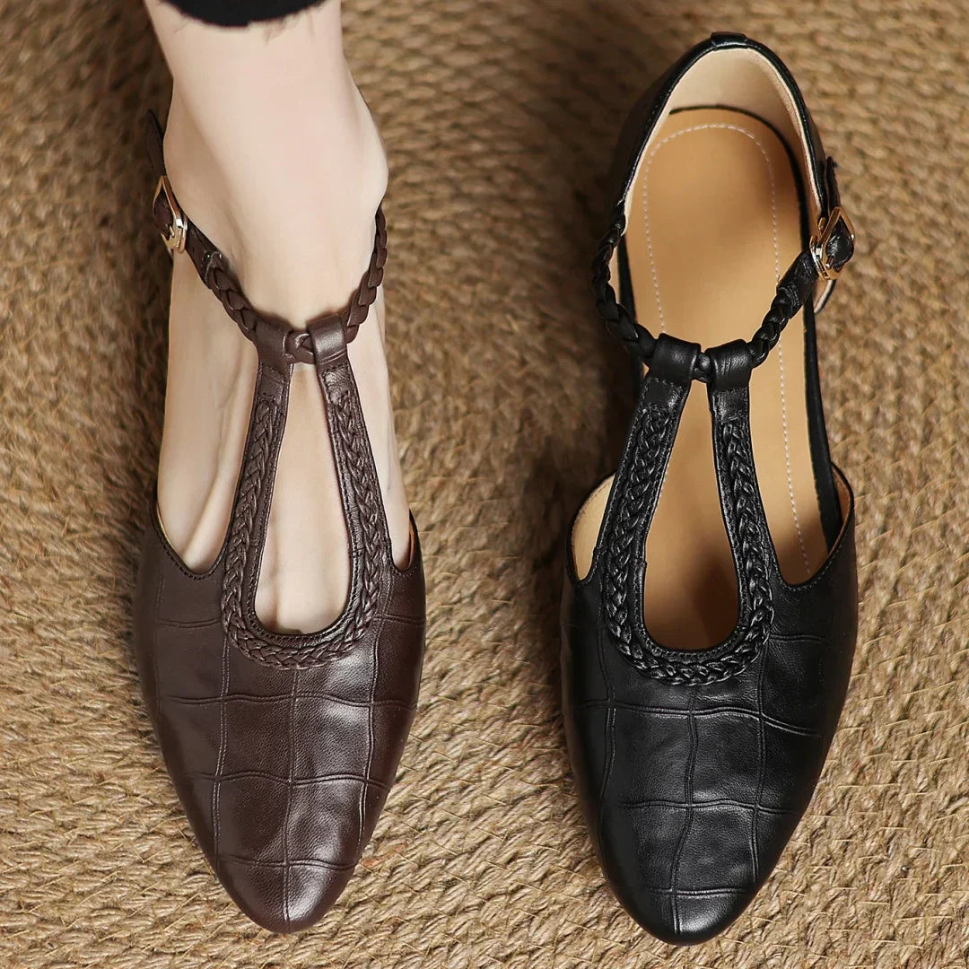 Blush&Bay™| Kepa Leather Mary Janes