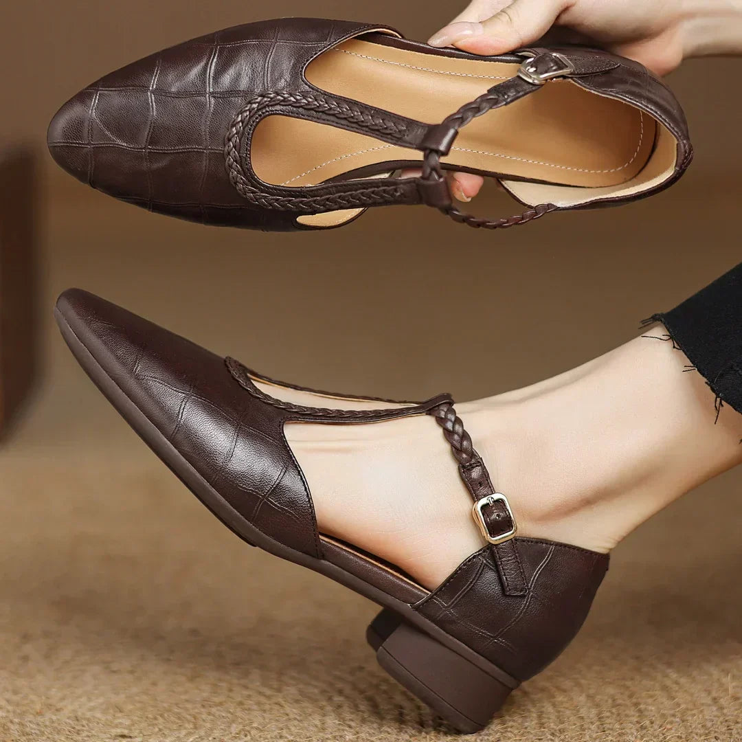 Blush&Bay™| Kepa Leather Mary Janes