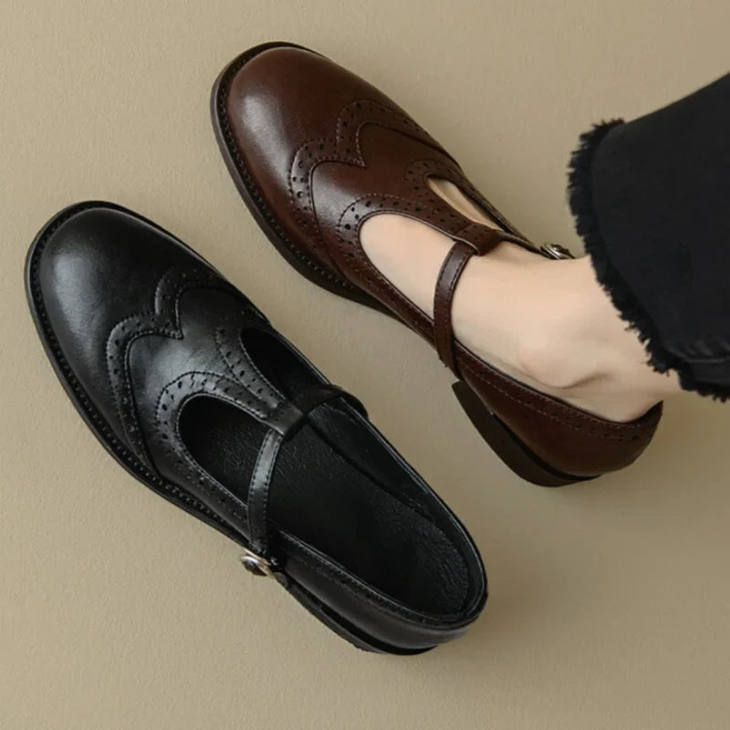 Blush&Bay™| Elegant T-Strap Mary Janes