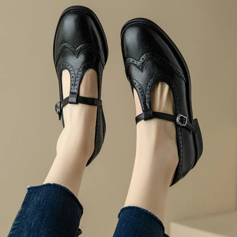Blush&Bay™| Elegant T-Strap Mary Janes
