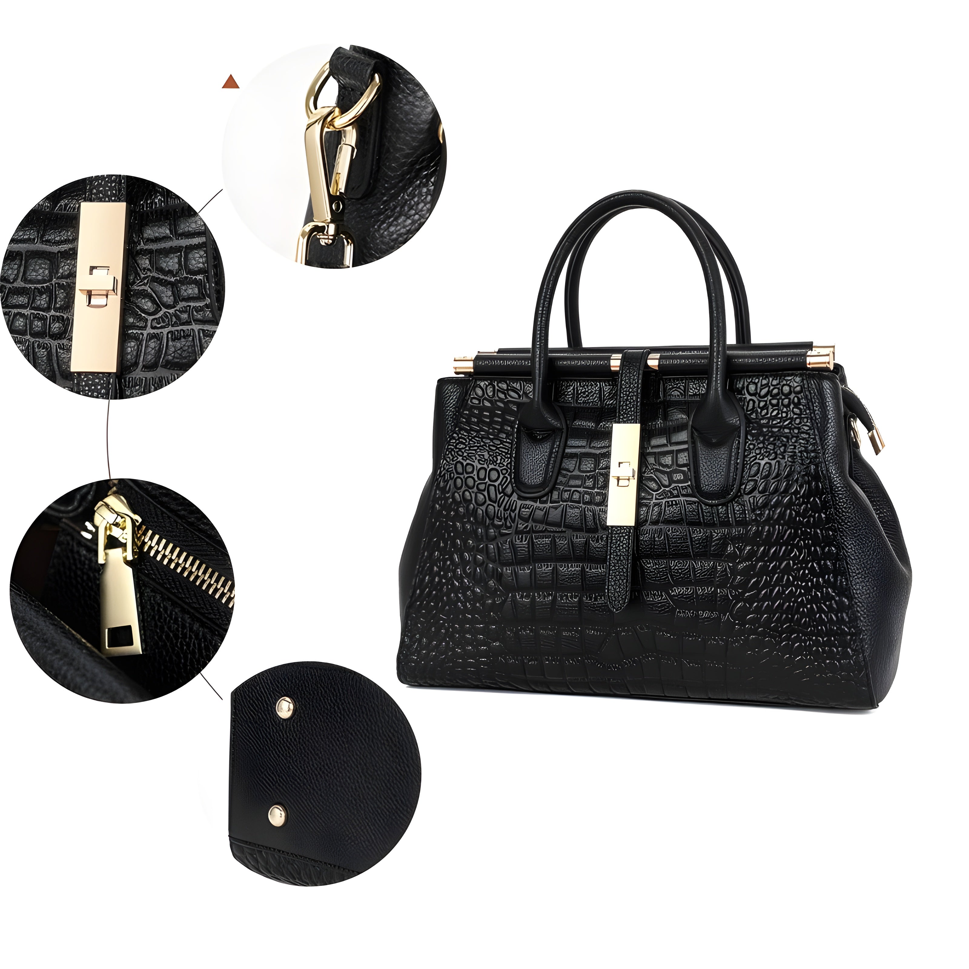Elysian Crocodile Leather Purse