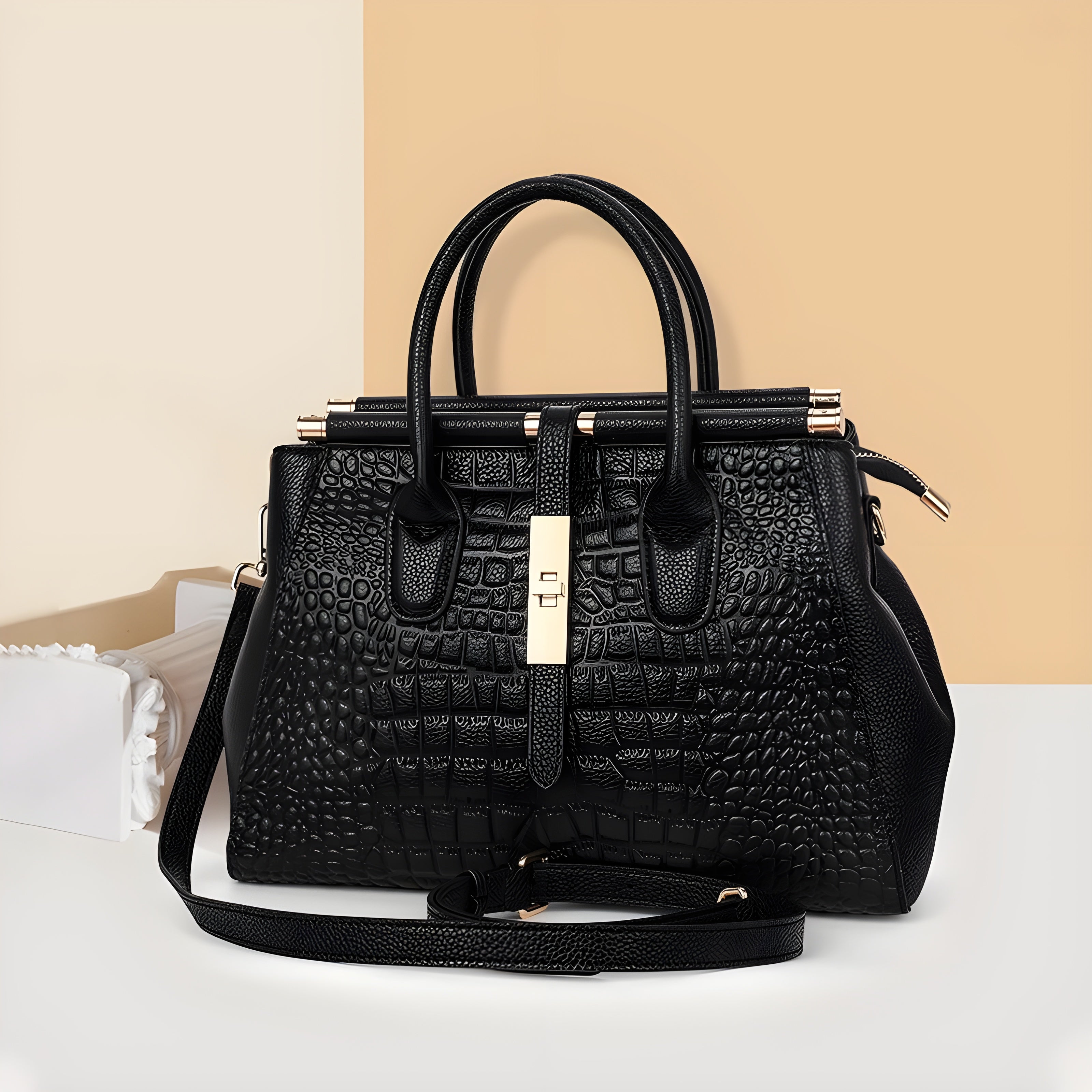 Elysian Crocodile Leather Purse