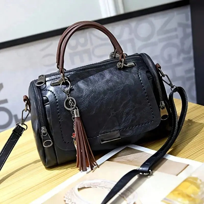 Stella - Genuine Leather Shoulder Handbag