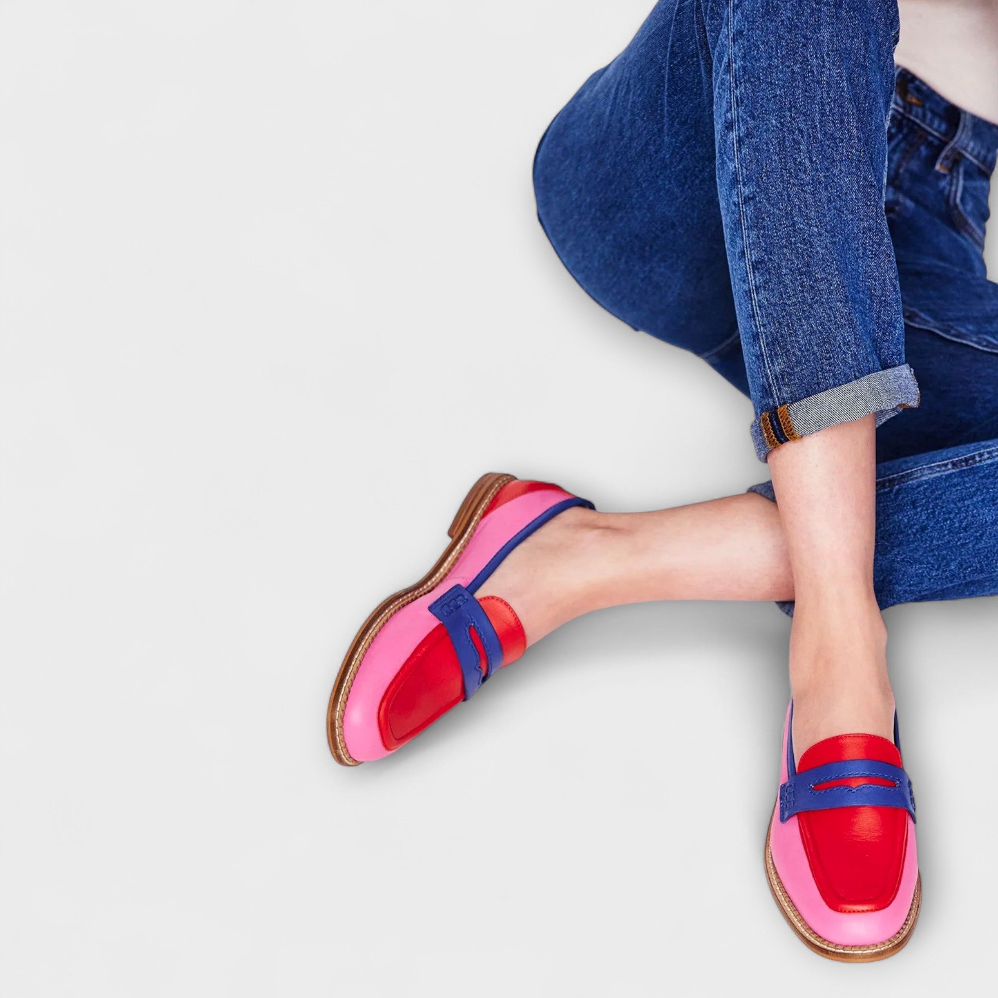 Marigold – Vibrant Patchwork with Round Toe