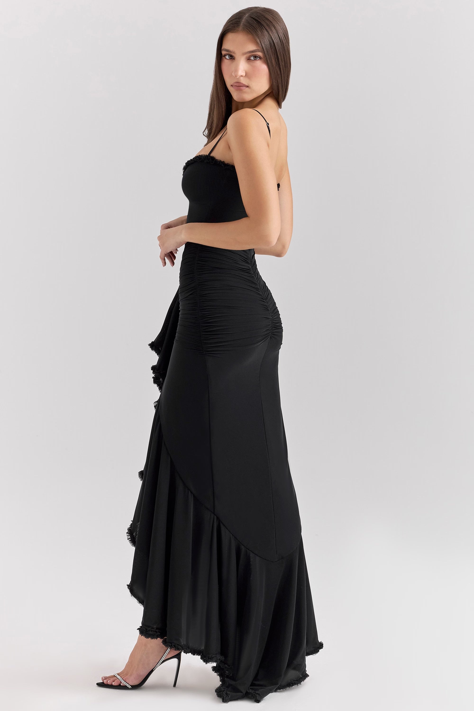 Blush & Bay™ | Ruffled Front Gown