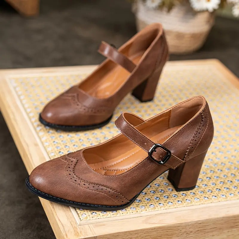 Aida | Orthopedic Leather Mary Jane
