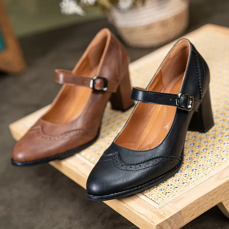 Aida | Orthopedic Leather Mary Jane